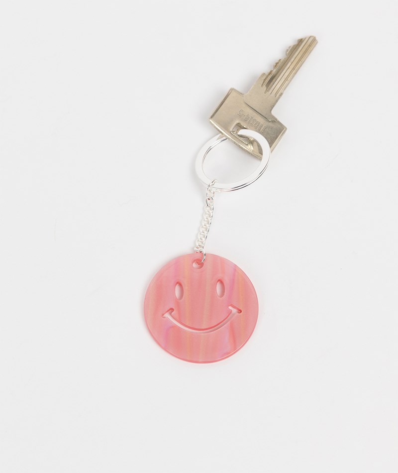 Kauf Dich Glücklich EBBA Schlüsselanhünger Smiley Pink