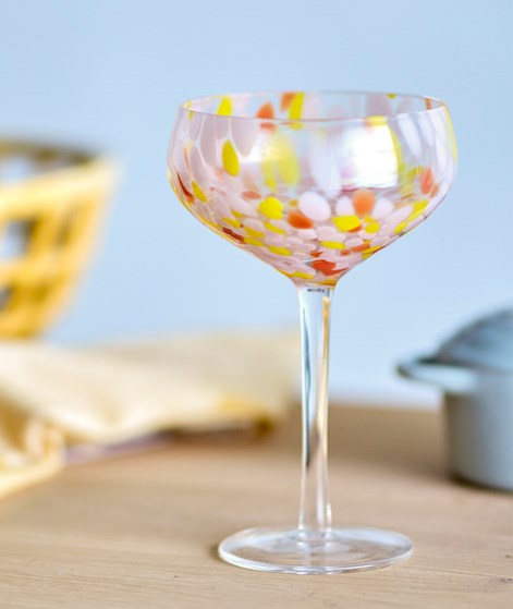 BLOOMINGVILLE Lilya Cocktail Glas (12x18cm) gemustert