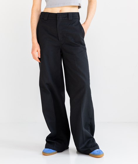 DICKIES Wide Leg Hose Schwarz