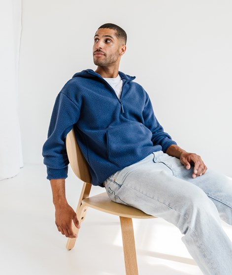 LEVI`S Hooded Sherpa Hoodie Blau