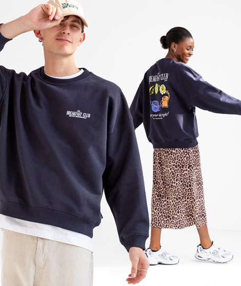 ON VACATION Breakfast Club Sweater Dunkelblau