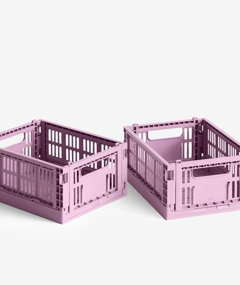 HAY Colour Crate Mini Set Korb rosa