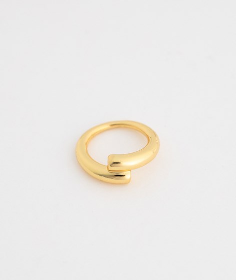 KAUF DICH GLCKLICH Gedrehter Ring Gold