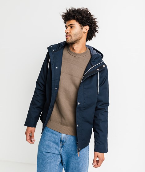 REVOLUTION Hooded Jacket Jacke blau