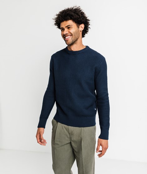 MINIMUM Stein Pullover blau