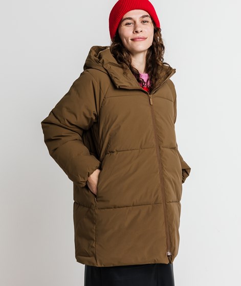 SELFHOOD Oversize Puffer Wintermantel Braun