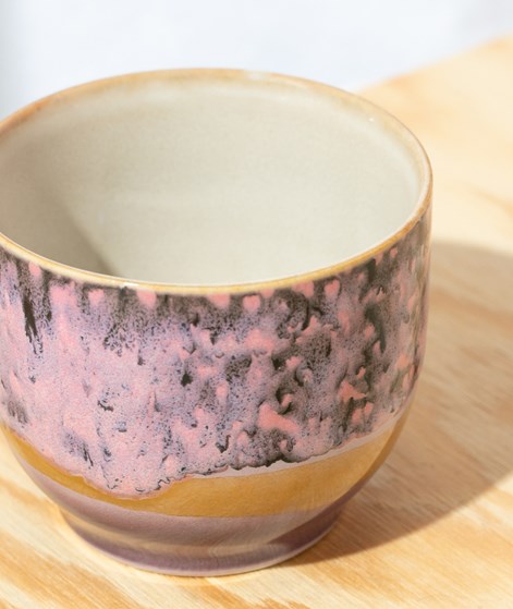 HKLIVING 70s Ceramics: caf Becher mehrfarbig