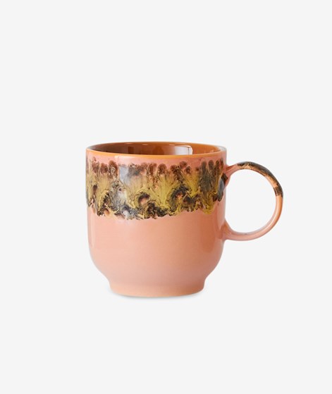 HKLIVING 70s Ceramics: caf Tasse mehrfarbig