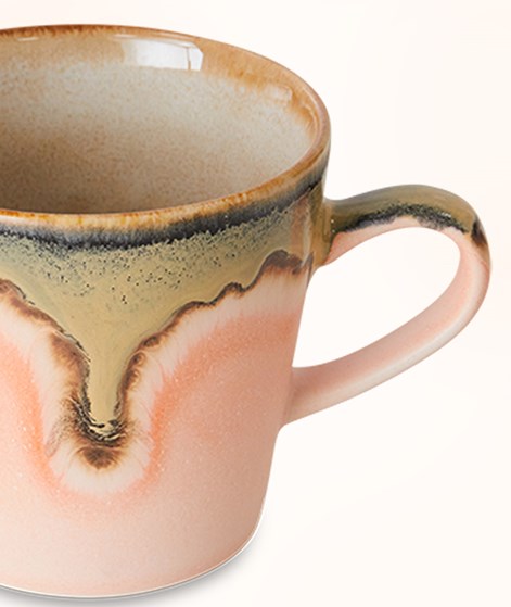 HKLIVING 70s Ceramics: Americano Tasse mehrfarbig