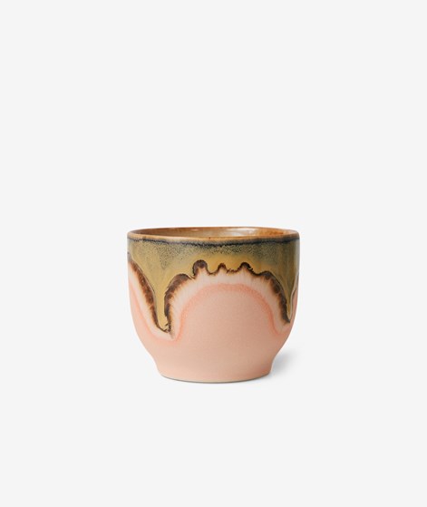 HKLIVING 70s Ceramics: Caf Becher mehrfarbig