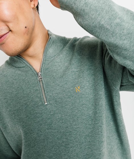 NOWADAYS Quarter Zip Pullover Grn