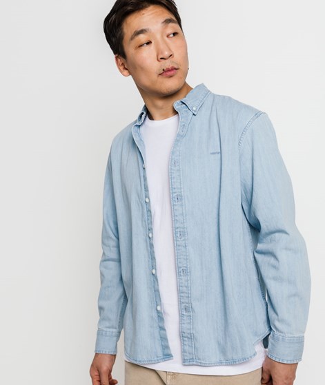 LEVI`S Authentic Button Down Overshirt Hellblau