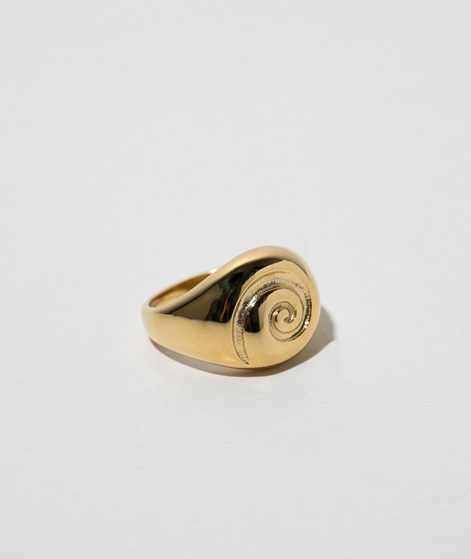 KAUF DICH GLCKLICH Ring Spirale Gold