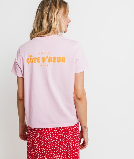 KAUF DICH GLCKLICH T-Shirt Cte d`azur Rosa aus Bio-Baumwolle