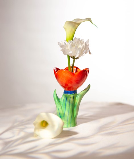 DOIY Bloom small Vase  mehrfarbig