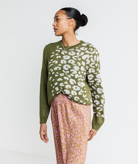 VILA VILeleo Jaquard Pullover Grn